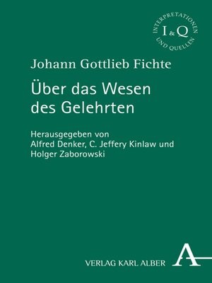 cover image of Über das Wesen des Gelehrten